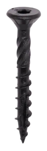 Woodies® Ult.Blackline 5x80/50 platverz.kop T25 shield zwart-