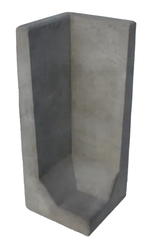 L-Hoekelement 100x40x40 Grijs-Functioneel
