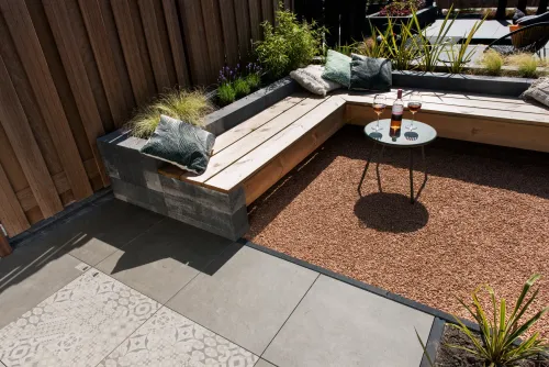 5x400cm 1 Zijde Glad 1 Zijde Fijnbezaagd Groen Geïmpregneerd-Eenvoudig te bewerken