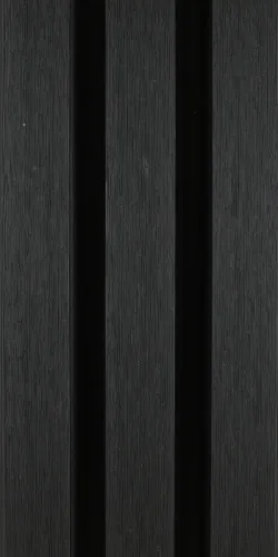 WPC WEO35 Gardenwall 33x170mm (wb 140mm) 290cm Ebony Black-Buitengewone imitatie van natuurlijk hout