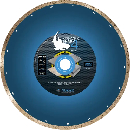 Diamantzaag D350/25/4mm Keramiek Shark 4-