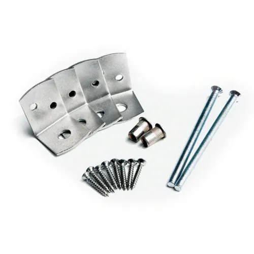 Betonschutting - bevestiging RVS tbv betonpaal 10x10-