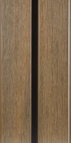 WPC WEO60 Gardenwall 33x170mm (wb 140mm) 290cm Teak-Rot- en vlekbestendig