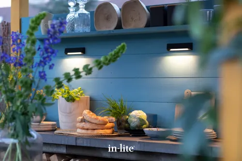 In-Lite Wedge Slim Wall 12V - Dark Grey-Functionele verlichting op schuttingen en muren