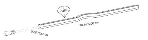 In-Lite Smart Evo Flex Tone 2 meter-Weersbestendig