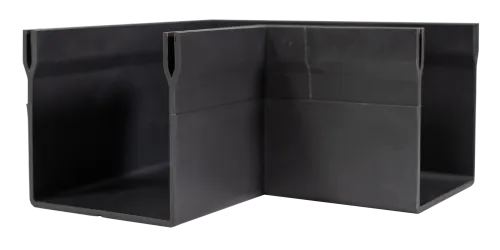 Star Drain Mini 65/60 Hoekstuk - Grijs (Aluminium)-