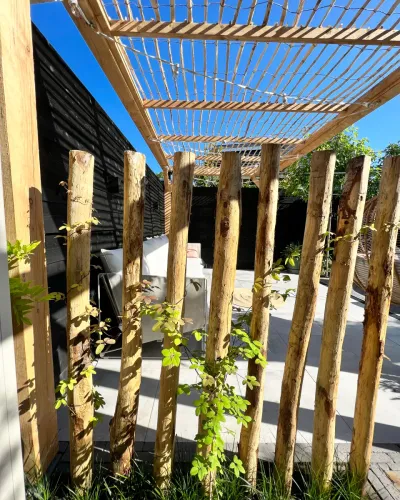 Kastanje Paal 8/10x180-