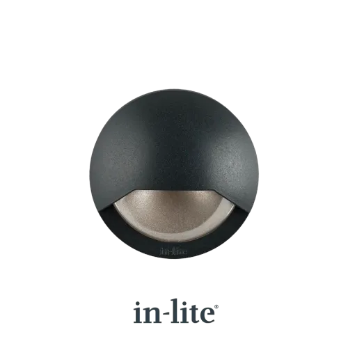 In-Lite Blink Wall 12V - Dark Grey-Geeft een breed sfeervol licht naar beneden