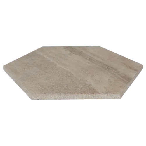 Staptegel Hexagon Cappuccino o60x52x2cm-