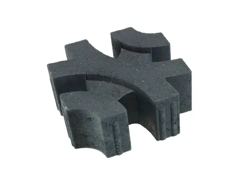 Virage 30x30x12 Black-Klinker die waterafvoer bevorderd