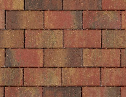 Betonstraatsteen 6 cm oud bont komo