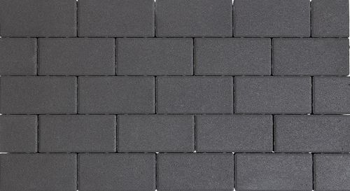 Design brick 8 cm black komo
