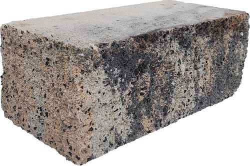 Splitrock hoekstuk 29x13x11 cm grigio camello geknipte kopse kant