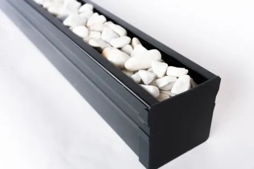 Top Stone 100/100 Lijngoot - Zwart (Aluminium) 100cm-