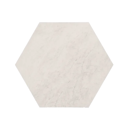 Staptegel Hexagon Quarzite Bianca o60x52x2cm-Krasbestendig