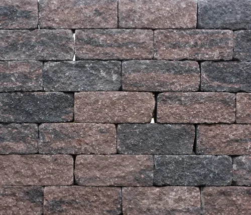 Wallblock Tumble 12x12x30 Brons-Hoge maatvastheid