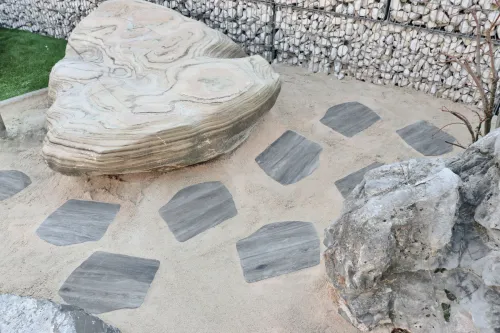 Staptegel Flex Stones Holz Grigio o42x36x2cm-