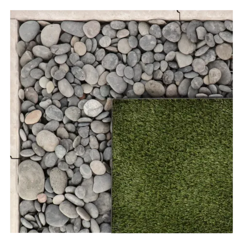 Beach Pebbles Zwart 30-80mm 20kg-Drainerend