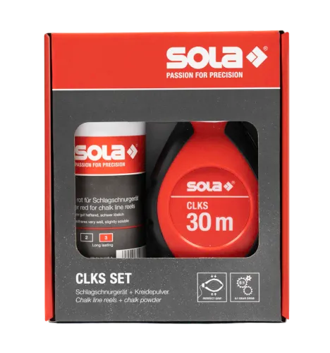 SOLA Slaglijnmolen+poeder CLKS Set Rood-