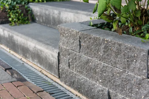 Wallblock Split 10x10x40 Antraciet-