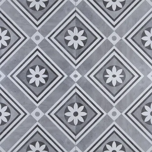Ceramiton Fiorde 60x60x4cm Designo Flower-Kras- en kleurvast