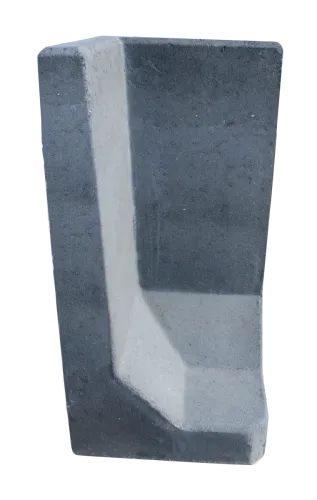 L-Hoekelement 80x40x40 Antraciet-Snel hoogtes opvangen