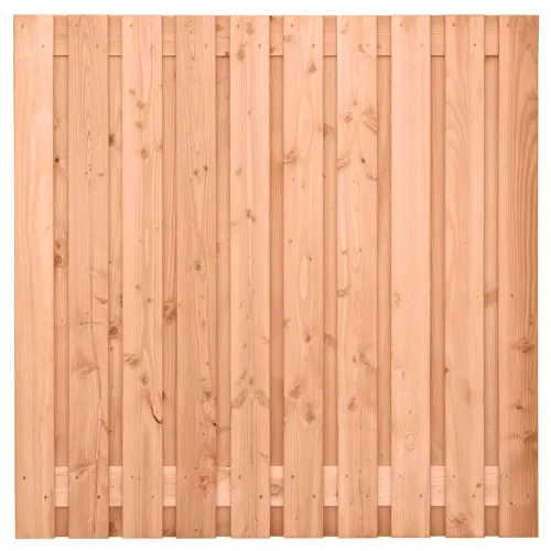 Tuinscherm Breukelen (19+2) Douglas Geschaafd 180x180cm-Onbehandeld Douglas