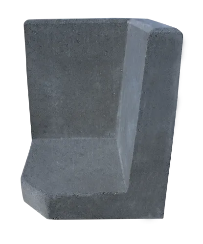 L-Hoekelement 50x40x40 Antraciet-