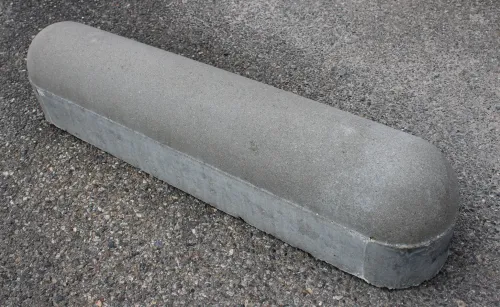 Parkeerstootband 20x20x100 dubbelzijdig grijs-Voor het aangeven van parkeervakken