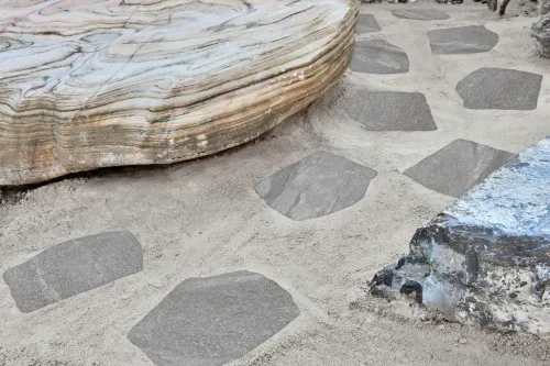 Staptegel Flex Stones Dark Grey o42x36x2cm-