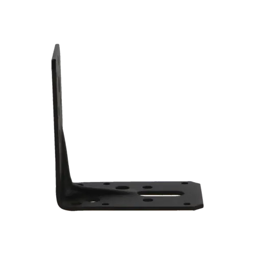 Hoekanker m/ril 90x90x60mm zwart TXT p/stuk-