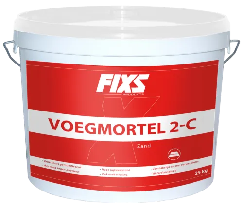 Fixs Voegmortel 2 Componenten Zand 25kg-Gemakkelijk en snel verwerkbaar