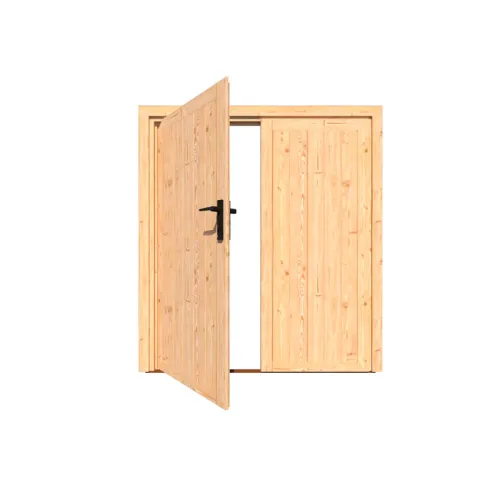 Excellent/Elegant Dubbele deur Douglas Dicht-Inclusief hang- en sluitwerk