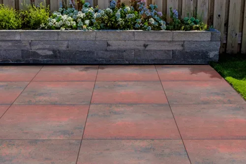 Tremico Oud Bont 60x60x6cm-Slijtvaste en kleurvaste toplaag