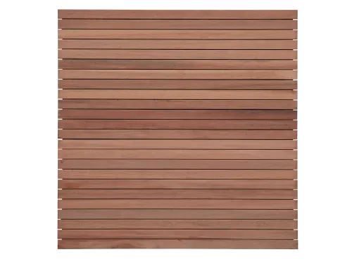 Keruing Scherm 50 180x180cm Premium-Levensduur van 20-25 jaar