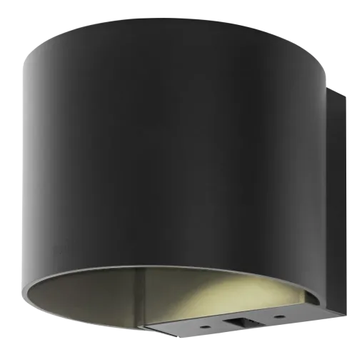 In-Lite Halo Down Wall 100-230v - Black-Functionele verlichting op schuttingen en muren