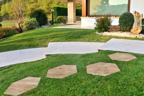 Staptegel Hexagons Foresta Chiaro o60x52x2cm-