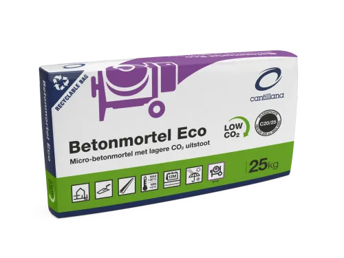 Cantillana Betonmortel C20/25 XC3 PE zak 25kg-Enkel water toevoegen om gebruiksklaar te maken