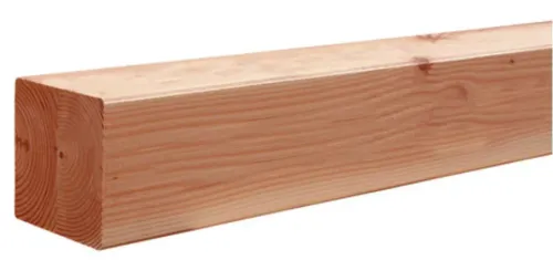 Douglas gesch paal duplo verlijmd 14x14x300cm Blank-