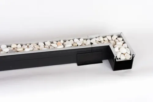 Top Stone 100/100 Lijngoot - Grijs (Aluminium) 100cm-Verschillende aansluitmogelijkheden