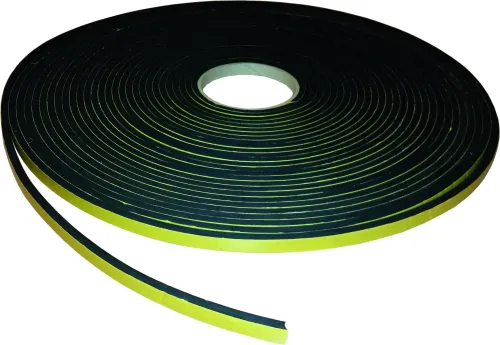 Epdm afstandband 5x10mm polymeer. shore 70 (20mtr/rol)-