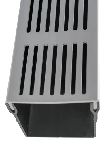 Star Drain Mini 65/60 Lijngoot - Grijs (Aluminium) 100cm-