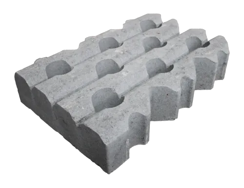Grasbetontegel type D 40x60x12(40 cm. zijde vlak) K85911 BK15-Waterdoorlatend