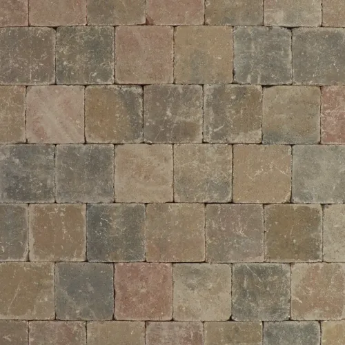 Trommelsteen 15x15x6 brons genuanceerd-Verscheidenheid aan mogelijkheden