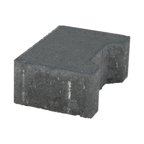 5x8 normaal facet antraciet KOMO PL2-Stabiel en grip