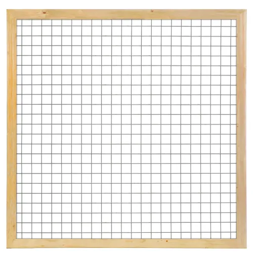 Gaaselement met kader 44x68mm Robuust 180x180cm Geïmpregneerd-Levensduur van 15-20 jaar zonder grondcontact