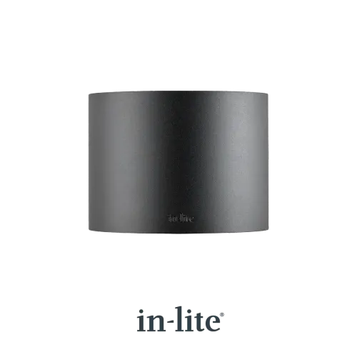 In-Lite Halo Up-Down Wall 100-230v - Black-Energiezuinig