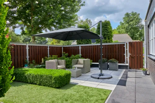 Parasolvoettegel Antraciet 25kg-