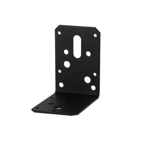 Hoekanker z/rilL 90x90x60mm zwart TXT p/stuk-