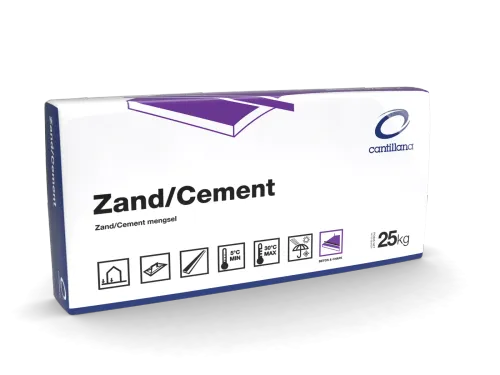 Cantillana Zandcement mortel CT-C12/F2 zak 25kg-Zowel binnen als buiten te gebruiken